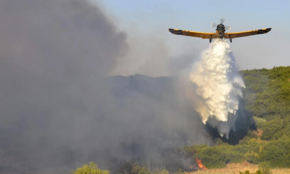 Ικαρία: Φωτιά σε δάσος - Σπεύδουν δυνάμεις και από τη Σάμο